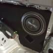 Custom ported enclosure to replace the Stock one.